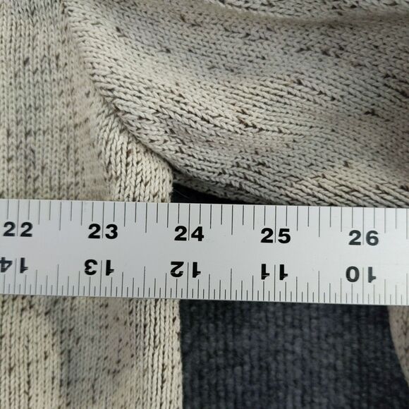 Back in the Saddle Cardigan Sweater Womens Size L Button Front Hooded Made USA - Picture 6 of 13